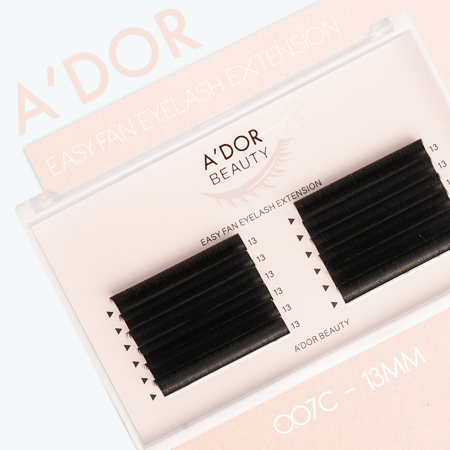 A’dor Beauty Easy Fan Eyelash Extension 0.07C - 13MM