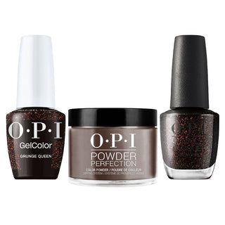 OPI 3 in 1 - F035 Grunge Queen - Dip, Gel & Lacquer Matching