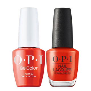 OPI Gel Nail Polish Duo - F06 Rust & Relaxation