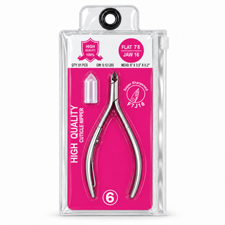 Nail Cuticle Nipper F7J16 - Flat 7mm - Jaw 16