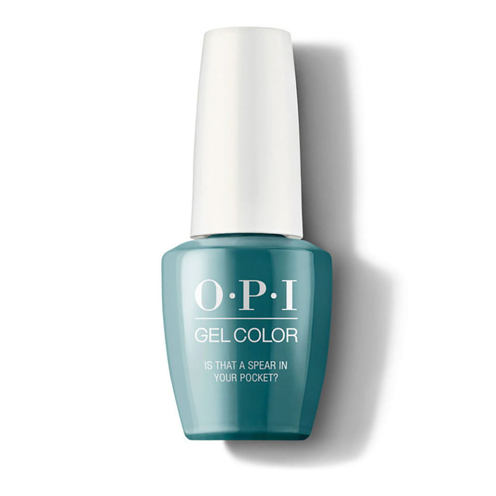 OPI Gel Nail Polish Duo - F85 Is That a Spear In Your Pocket? - Green Colors