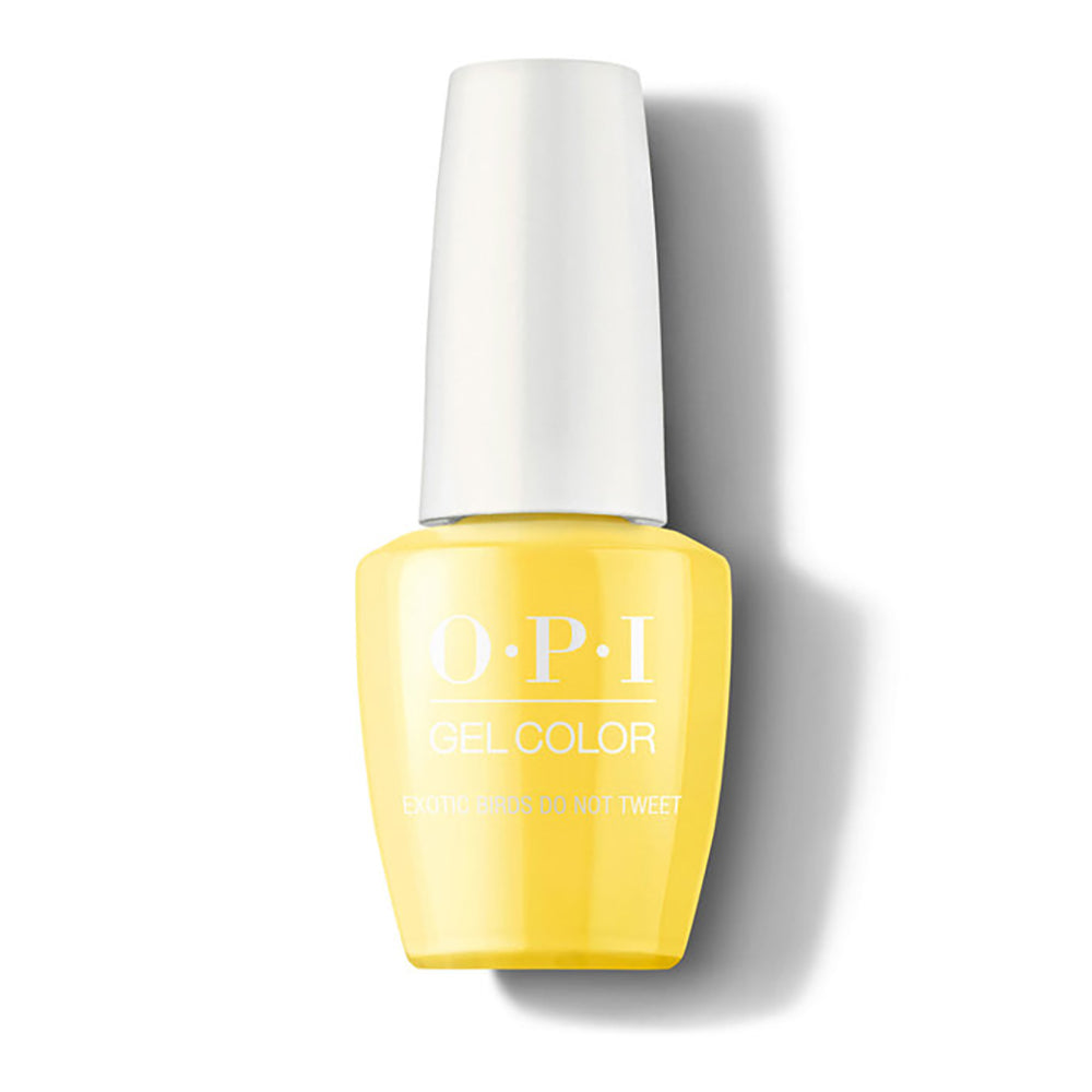 OPI Gel Nail Polish Duo - F91 Exotic Birds Do Not Tweet - Yellow Colors