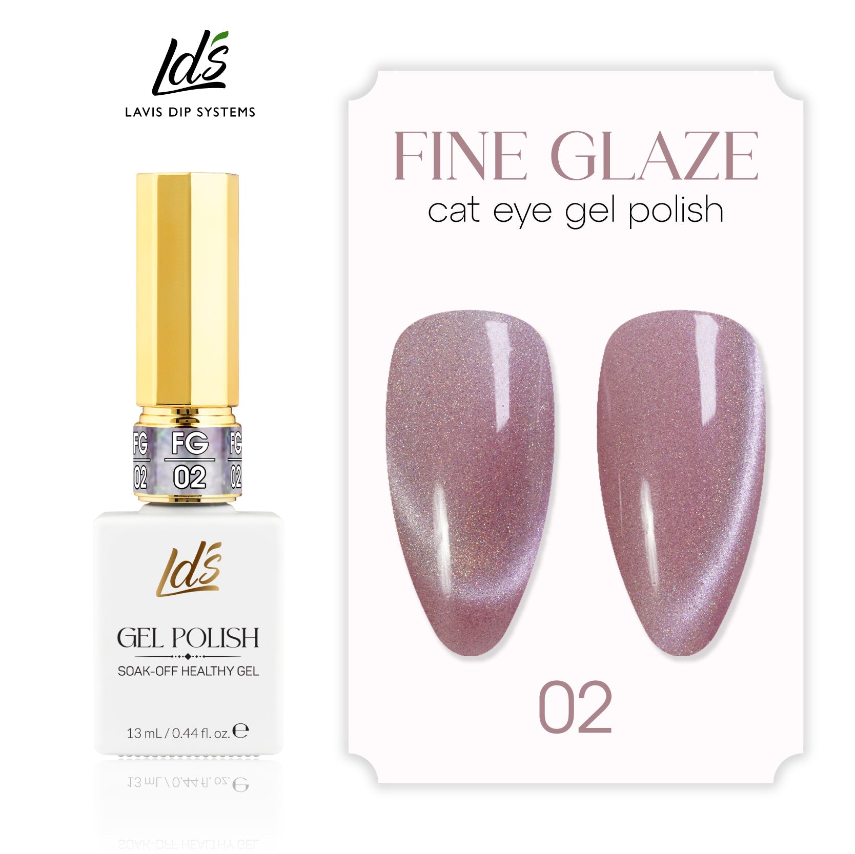 LDS FG02 - Fine Glaze Cat Eye Gel Collection