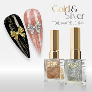 A'DOR Foil Marble Ink 15ml - Set 4 Colors