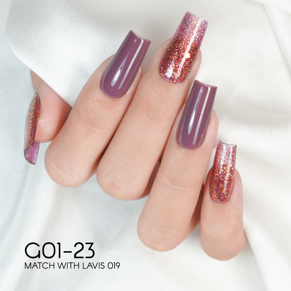 LAVIS Glitter G01 - 23 - Gel Polish 0.5 oz - Galaxy Collection