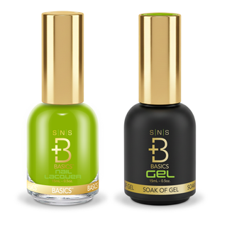 SNS Pro Gel Nail Polish Duo - GB-023 - Yellow Green Collection