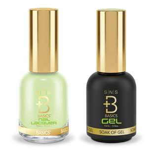 SNS Pro Gel Nail Polish Duo - GB-024 - Yellow Green Collection