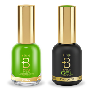 SNS Pro Gel Nail Polish Duo - GB-054 - Yellow Green Collection