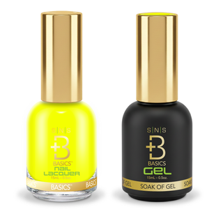 SNS Pro Gel Nail Polish Duo - GB-067 - Yellow Green Collection