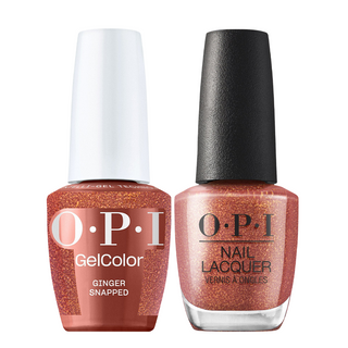 OPI Gel Nail Polish Duo - HPS06 Ginger Snapped - Gel Polish 0.5oz