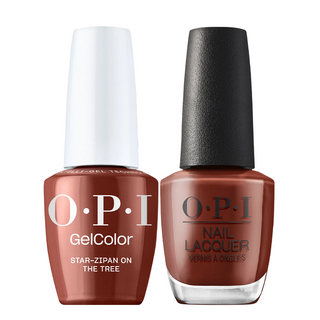 OPI Gel Nail Polish Duo - HPS08 Star-zipan on the Tree - Gel Polish 0.5oz