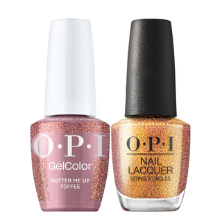 OPI Gel Nail Polish Duo - HPS09 Butter Me Up Toffee - Gel Polish 0.5oz