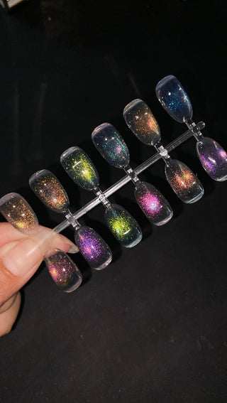 LAVIS Cat Eyes CE18 - Set 12 - Gel Polish 0.5 oz - Galaxtic Halo Collection
