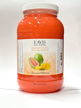 LAVIS - Mango Guava - Sugar Scrub for Pedicure - 1 gallon