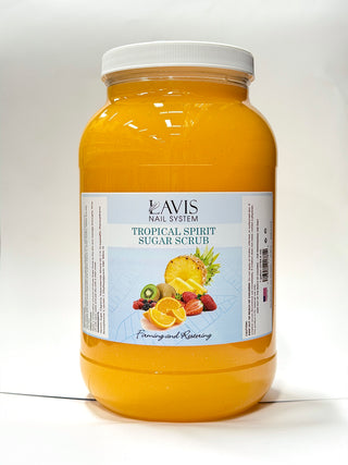 LAVIS - Tropical Spirit - Sugar Scrub for Pedicure - 1 gallon