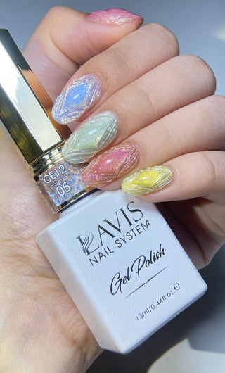 LAVIS Cat Eyes CE12 - 05 (Ver1) - Gel Polish 0.5 oz - Artic Jewel Collection