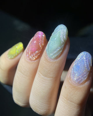 LAVIS 9D Cat Eyes CE12 (Ver1) - Set 12 Colors - Gel Polish 0.5 oz - Artic Jewel Collection