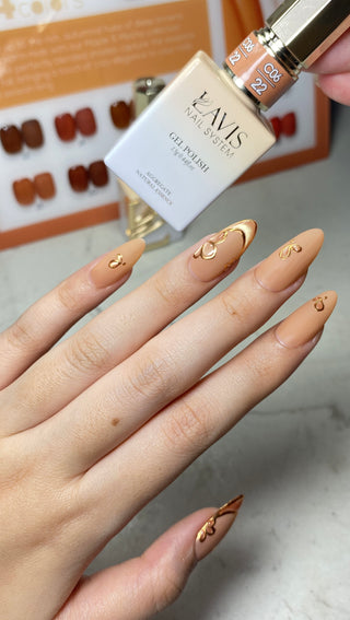 LAVIS C06 - Gel Polish 0.5 oz - Maple & Mocha Collection