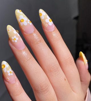 Nail Transfer Foil - Daisy Flowers - W9