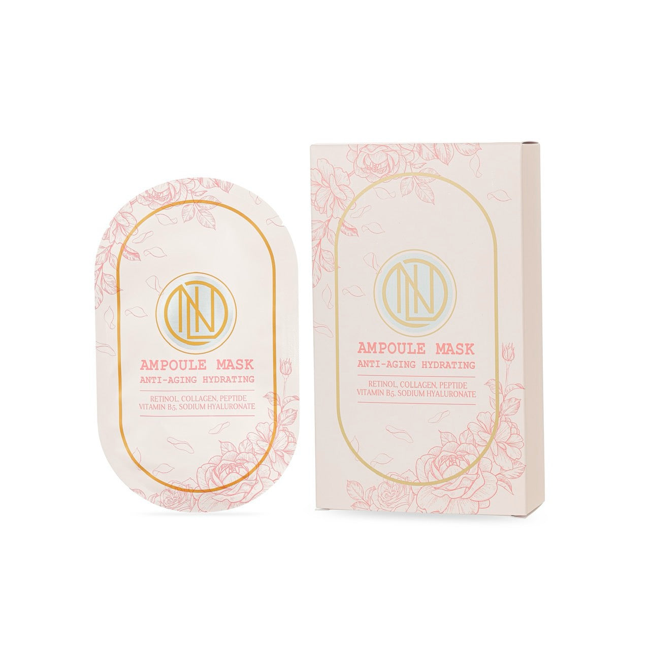  Ampoule Mask - Anti-Aging Hydrating (Rose) by Beauty sold by DTK Nail Supply