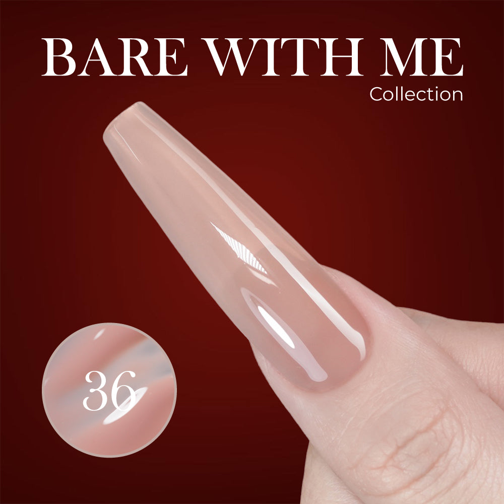 LAVIS J03 - Set 36 Colors - Gel Polish 0.5oz - Bare With Me Collection