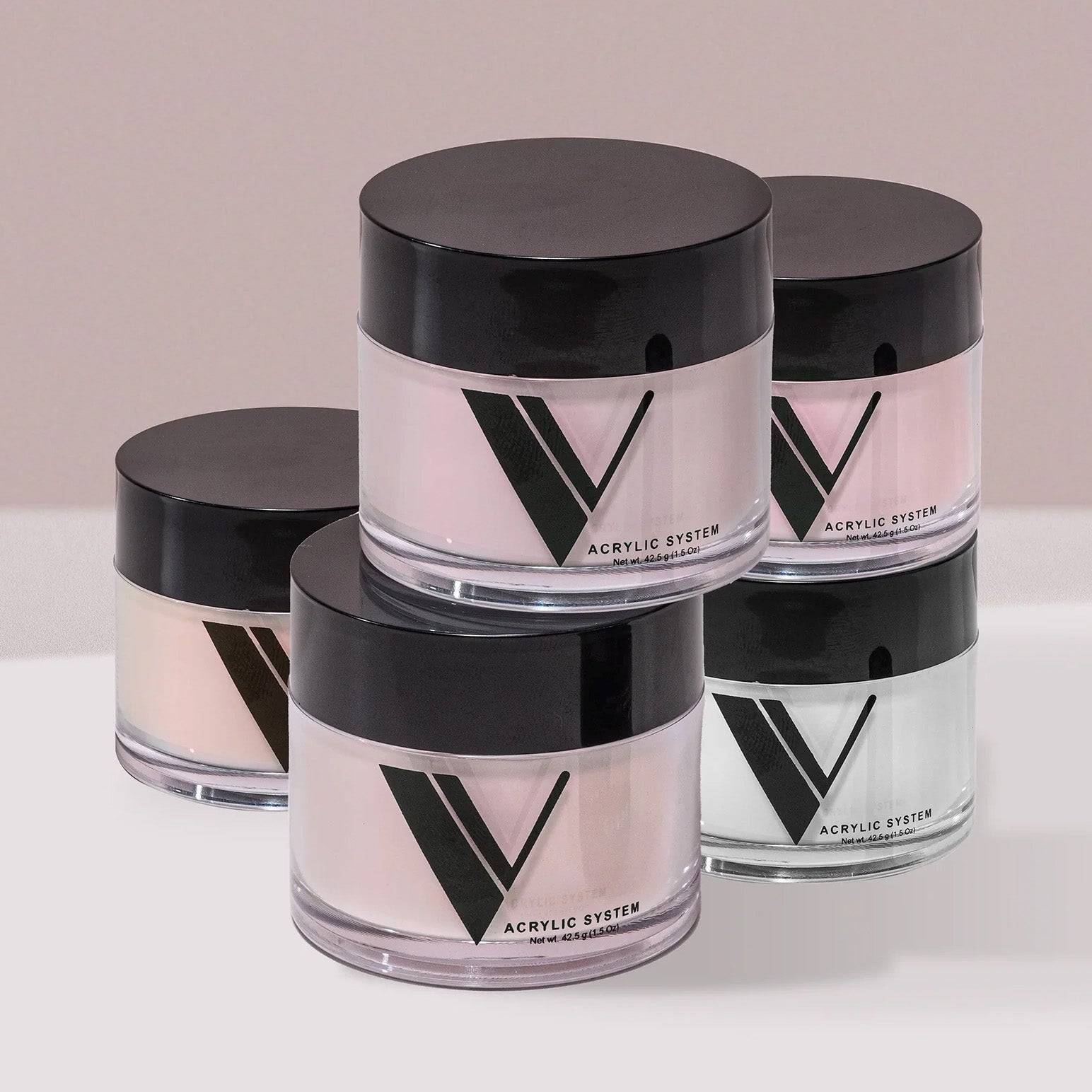  Valentino Kit 3 : Top 5 Cover Colors by Valentino sold by DTK Nail Supply