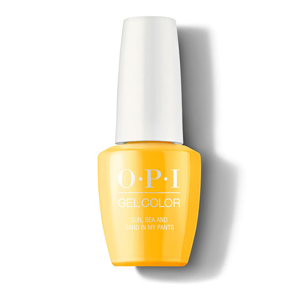 OPI Gel Nail Polish Duo - L23 Sun, Sea, and Sand in My Pants - Yellow Colors