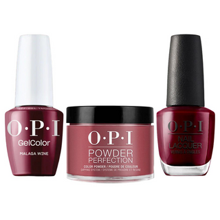 OPI Intelli 3 in 1 - L87 Malaga Wine - Dip, Gel & Lacquer Matching