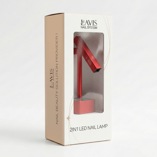 Lavis 2in1 Led Nail Lamp Red