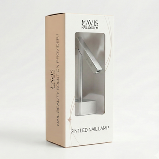 Lavis 2in1 Led Nail Lamp Silver