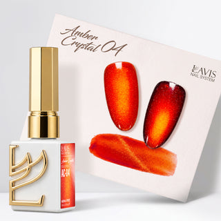 LAVIS Cat Eyes AC - 04 - Gel Polish 0.5 oz - Amber Crystal Collection