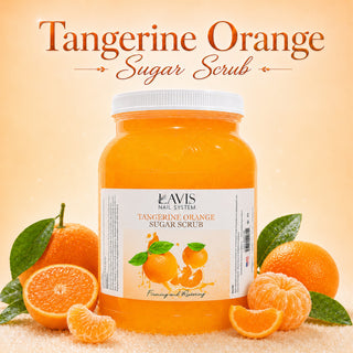LAVIS - Tangerine Orange - Sugar Scrub for Pedicure - 1 gallon