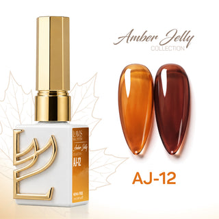 LAVIS Set 12 Colors - Gel Polish 0.5 oz - Amber Jelly Collection