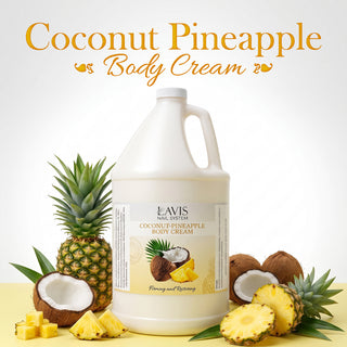 LAVIS - Coconut Pineapple Body Cream - Foot massage lotion - 1 gallon
