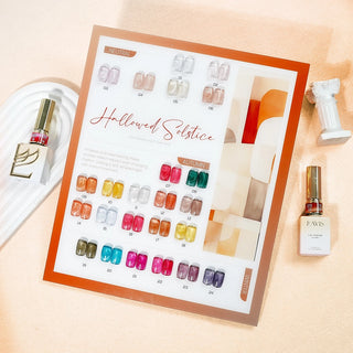 LAVIS Cat Eyes C16 - Set 24 Colors - Gel Polish 0.5 oz - Honey Eclipse Collection
