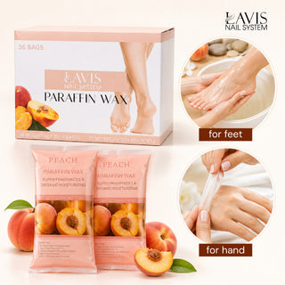 LAVIS Paraffin Wax Peach 6Pcs/Box