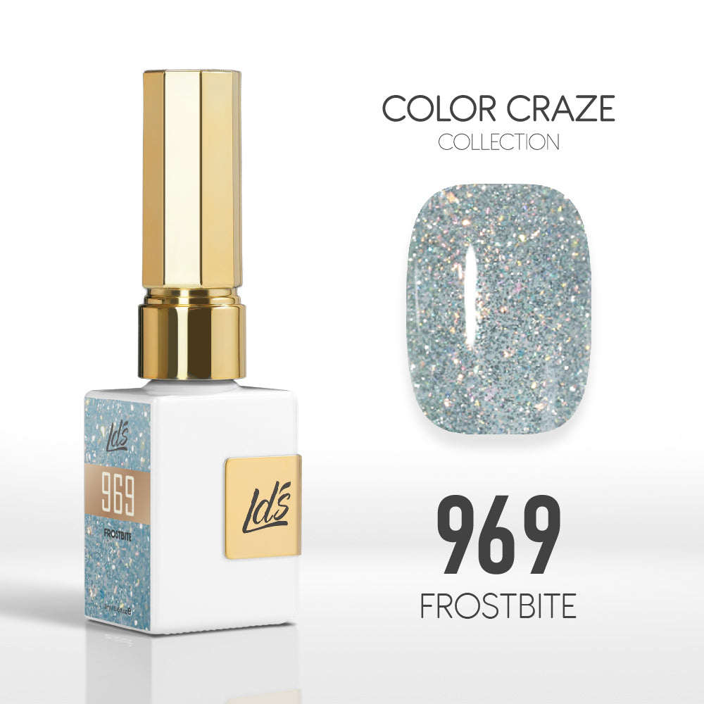 LDS Color Craze Gel Nail Polish - 969 Frostbite - 0.5oz