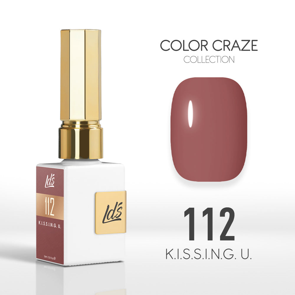 LDS Color Craze Collection - 112 K.I.S.S.I.N.G. U. - Gel Polish 0.5oz