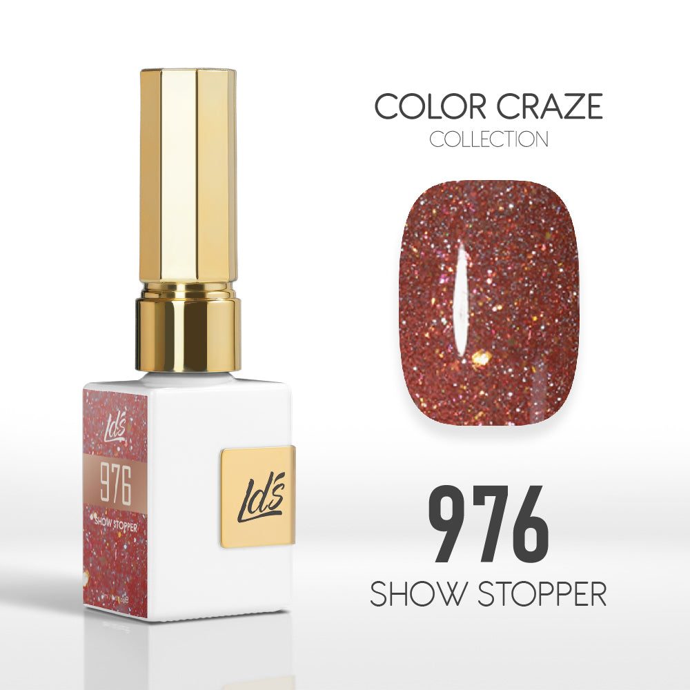 LDS Color Craze Gel Nail Polish - 976 Show Stopper - 0.5oz