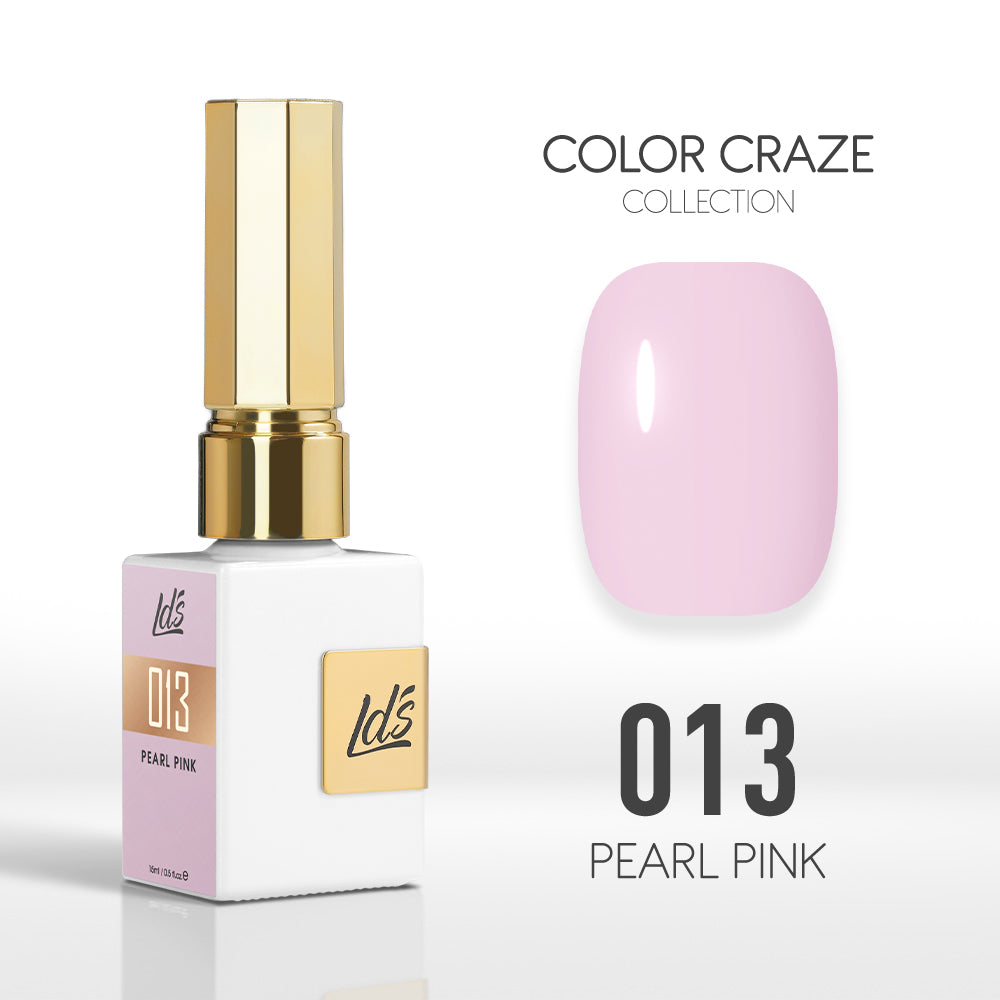 LDS Color Craze Collection - 013 Pearl Pink - Gel Polish 0.5oz