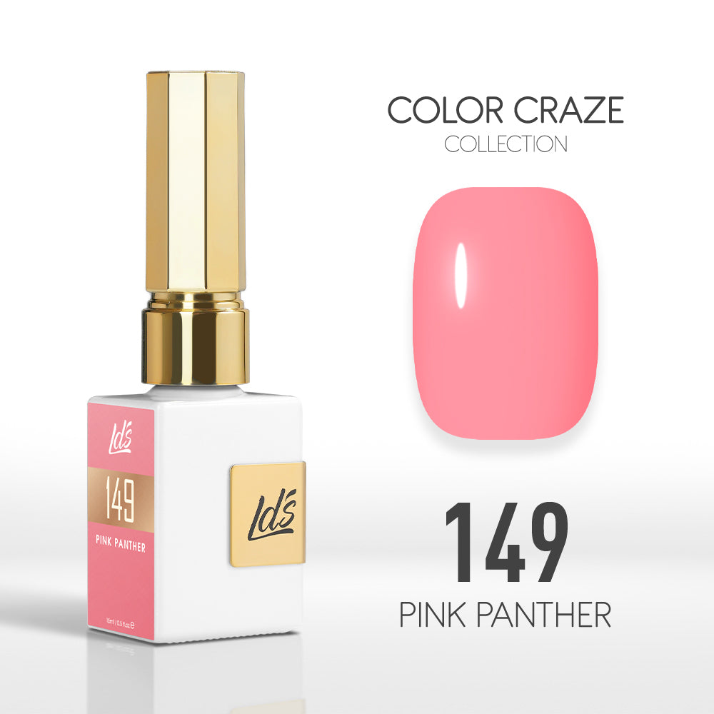 LDS Color Craze Collection - 149 Pink Panther - Gel Polish 0.5oz