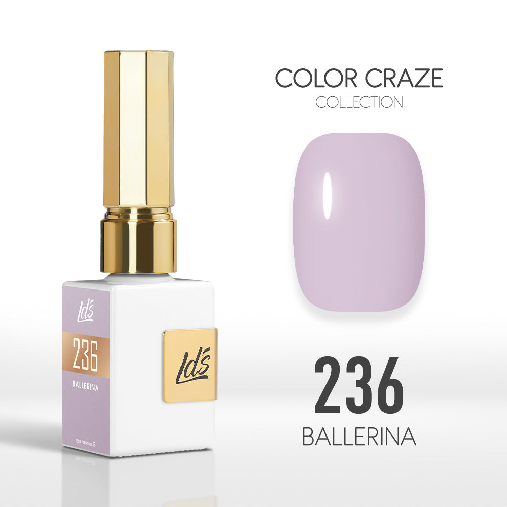 LDS Color Craze Collection - 236 Ballerina - Gel Polish 0.5oz