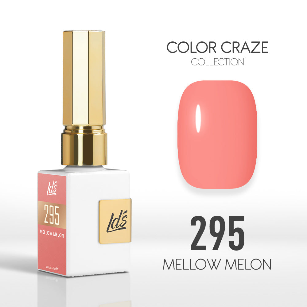 LDS Color Craze Collection - 295 Mellow Melon - Gel Polish 0.5oz