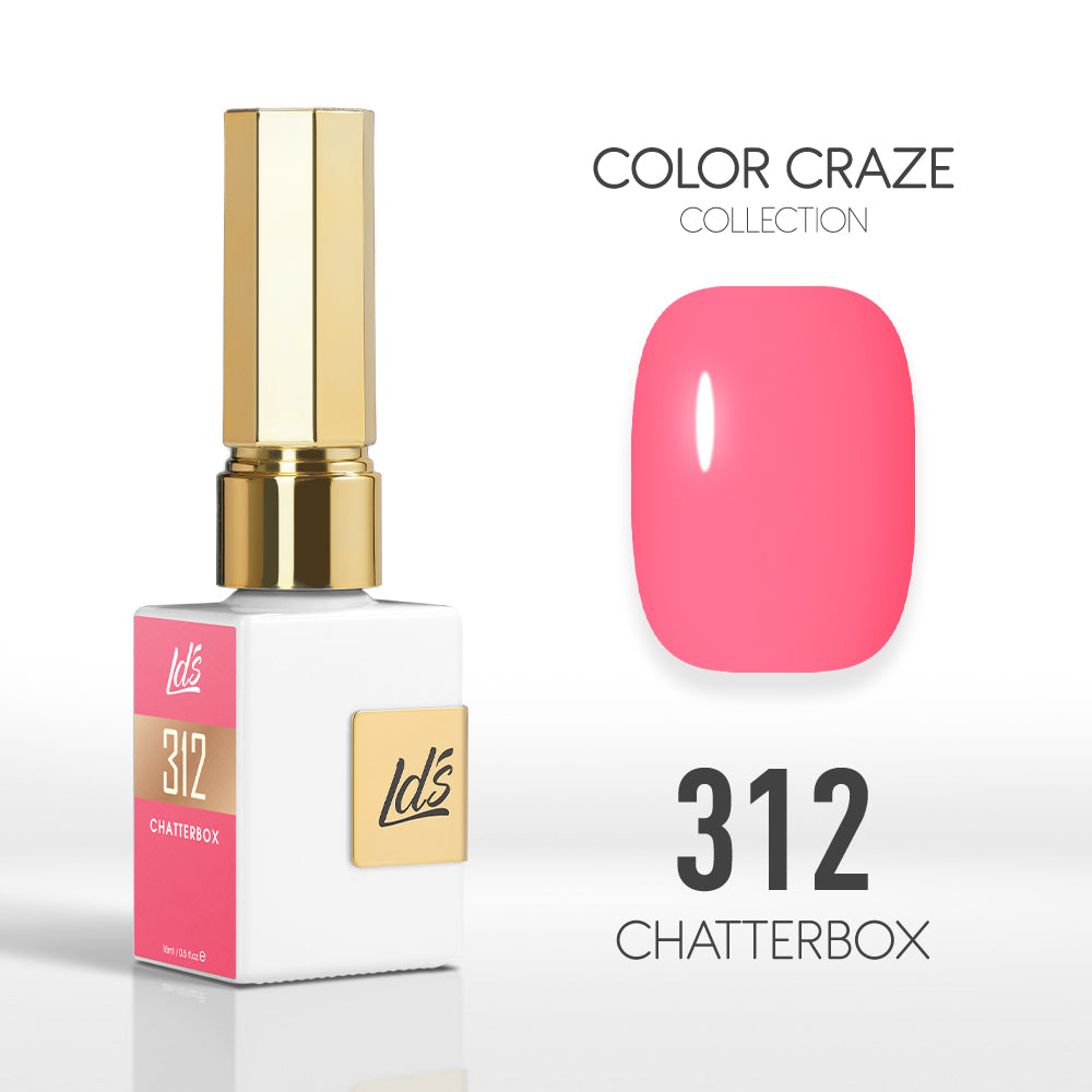 LDS Color Craze Collection - 312 Chatterbox - Gel Polish 0.5oz