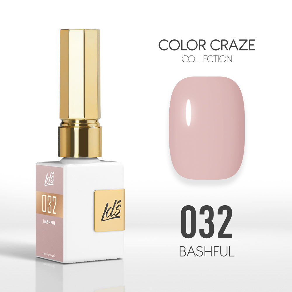 LDS Color Craze Collection - 032 Bashful - Gel Polish 0.5oz