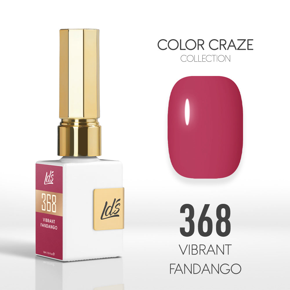 LDS Color Craze Collection - 368 Vibrant Fandango - Gel Polish 0.5oz