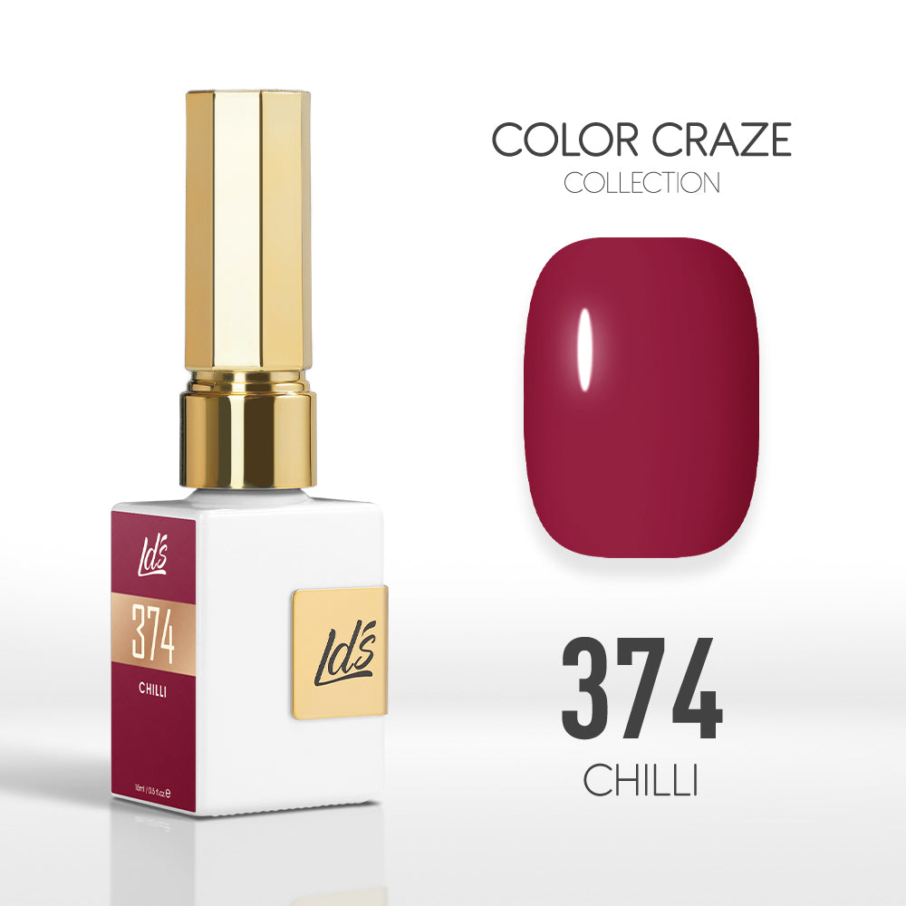 LDS Color Craze Collection - 374 Chilli - Gel Polish 0.5oz