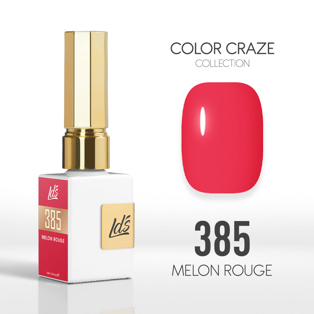 LDS Color Craze Collection - 385 Melon Rouge - Gel Polish 0.5oz