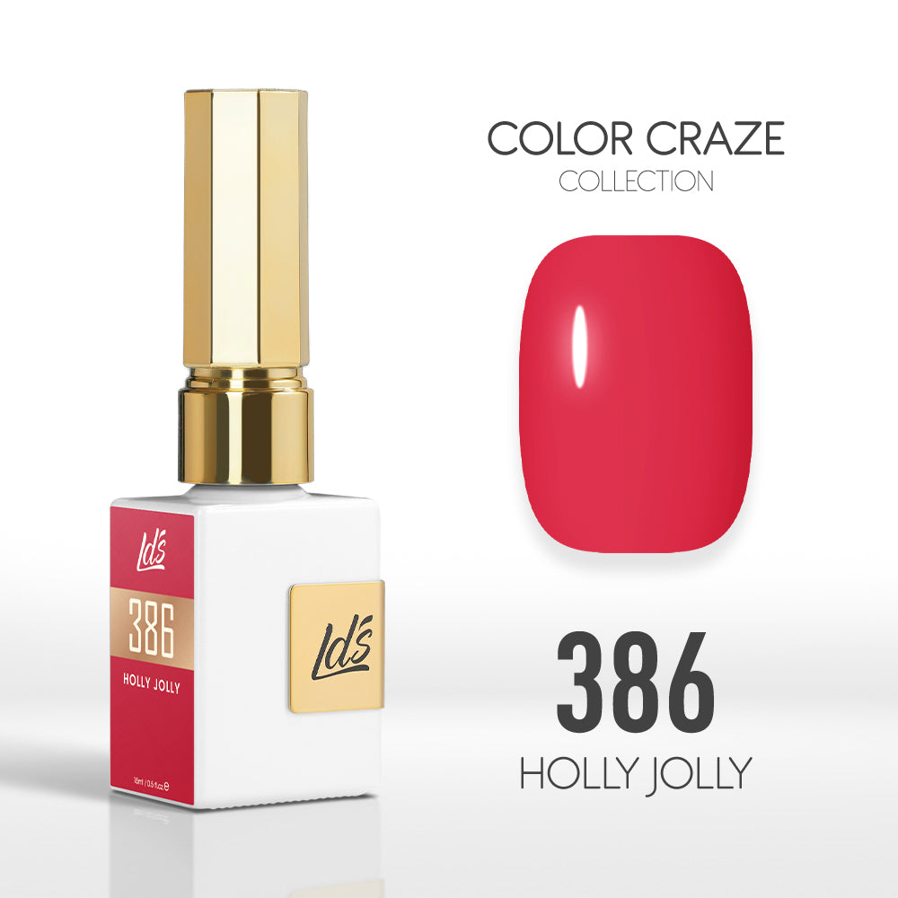 LDS Color Craze Collection - 386 Holly Jolly - Gel Polish 0.5oz