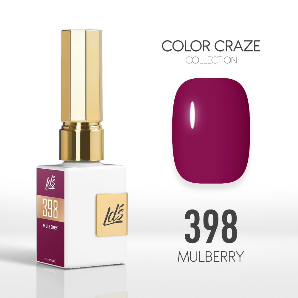 LDS Color Craze Collection - 398 Mulberry - Gel Polish 0.5oz